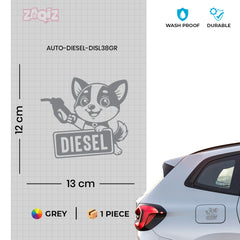 Diesel Tag for Car and Bike Tanks