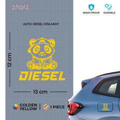 Diesel Only Vinyl Decal for Cars & Trucks