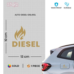 Professional-Grade Diesel Tank Decal