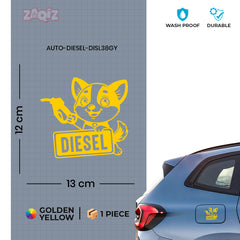 Diesel Tag for Car and Bike Tanks