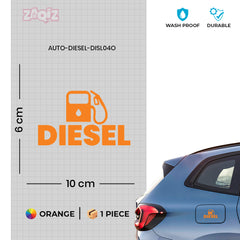 Diesel Identification Sticker for Tanks