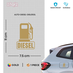 Bold Diesel Label for Bikes and Cars