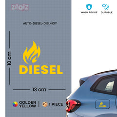 Professional-Grade Diesel Tank Decal