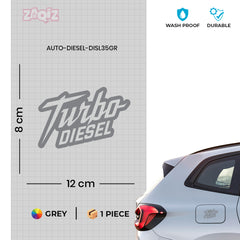 Diesel Sticker for Vehicle Safety Use