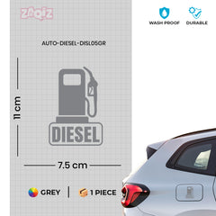 Bold Diesel Label for Bikes and Cars