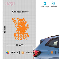 Easy-to-Apply Diesel Tank Label
