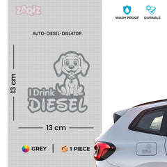 Clear Diesel Label for Car