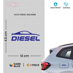 Diesel Fuel Tank Safety Sticker