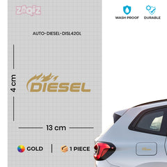 Easy Peel Diesel Sticker for Quick Application