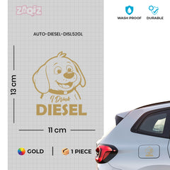 Bold Diesel Only Decal