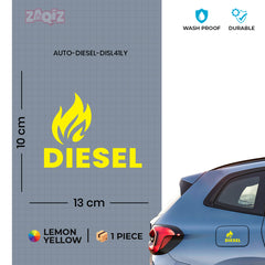 Professional-Grade Diesel Tank Decal