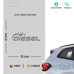 Easy Peel Diesel Sticker for Quick Application