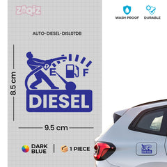 Weatherproof Diesel Decal for Safety
