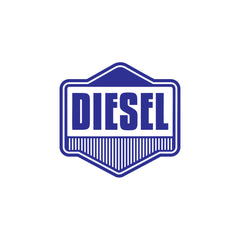 Vibrant Diesel Warning Sticker Decal