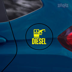 Diesel Tank Caution Notice Decal