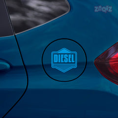 Vibrant Diesel Warning Sticker Decal