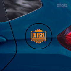 Vibrant Diesel Warning Sticker Decal