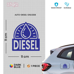 Stylish Diesel Sticker for Cars & Bikes