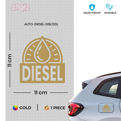 Stylish Diesel Sticker for Cars & Bikes