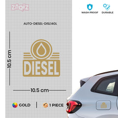 Diesel Fuel Indicator Tag for Caps