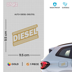 Adhesive Diesel Fuel Label for Tanks