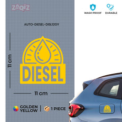 Stylish Diesel Sticker for Cars & Bikes