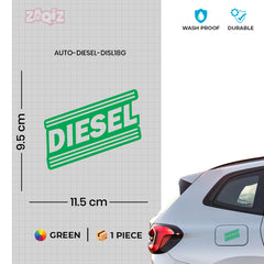 Adhesive Diesel Fuel Label for Tanks