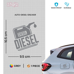 Effortless Diesel Label for Tanks