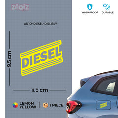 Adhesive Diesel Fuel Label for Tanks