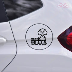 Clear Diesel Label for Car