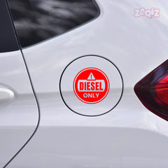 Diesel Indicator Sticker for Cars & Bikes