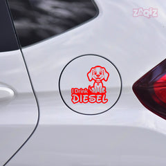 Clear Diesel Label for Car