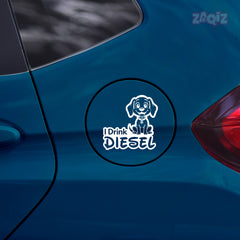 Clear Diesel Label for Car