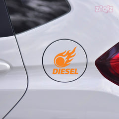 Funny Diesel Sticker for Car Fuel Tank | Easy-to-Apply