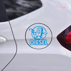 Premium Diesel Sticker for Car | Waterproof Fuel Tank Decal