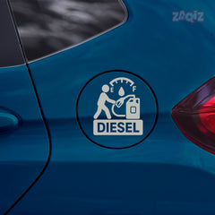 Glossy Diesel Sticker for Car | Premium Finish