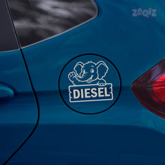 Custom Diesel Sticker for Car | Personalized Fuel Tank Design