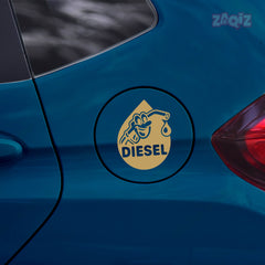 Waterproof Diesel Sticker for Fuel Tank | Weather Resistant
