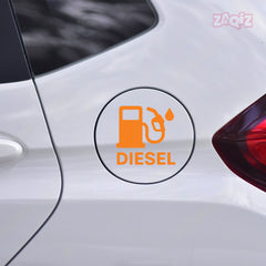 Creative Diesel Sticker for Car Fuel Tank Cap