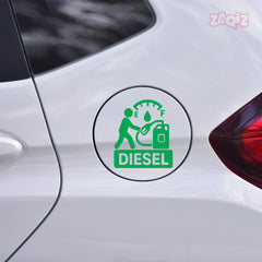 Glossy Diesel Sticker for Car | Premium Finish