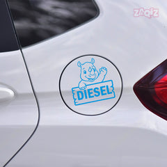 Minimalist Diesel Sticker for Car | Simple & Sleek