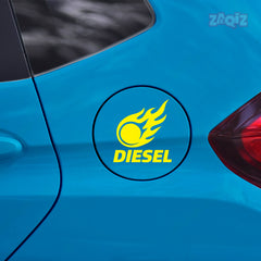 Funny Diesel Sticker for Car Fuel Tank | Easy-to-Apply