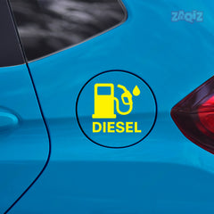 Creative Diesel Sticker for Car Fuel Tank Cap