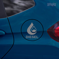 Diesel Sticker for Car | Vibrant Fuel Tank Label