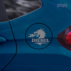Diesel Sticker for Car | Gloss Finish Fuel Tank Decal