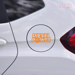 Reflective Diesel Sticker for Car | Safety & Style