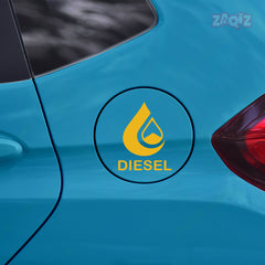 Diesel Sticker for Car | Vibrant Fuel Tank Label