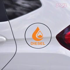 Diesel Sticker for Car | Vibrant Fuel Tank Label
