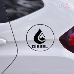 Diesel Sticker for Car | Vibrant Fuel Tank Label