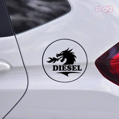 Diesel Sticker for Car | Gloss Finish Fuel Tank Decal